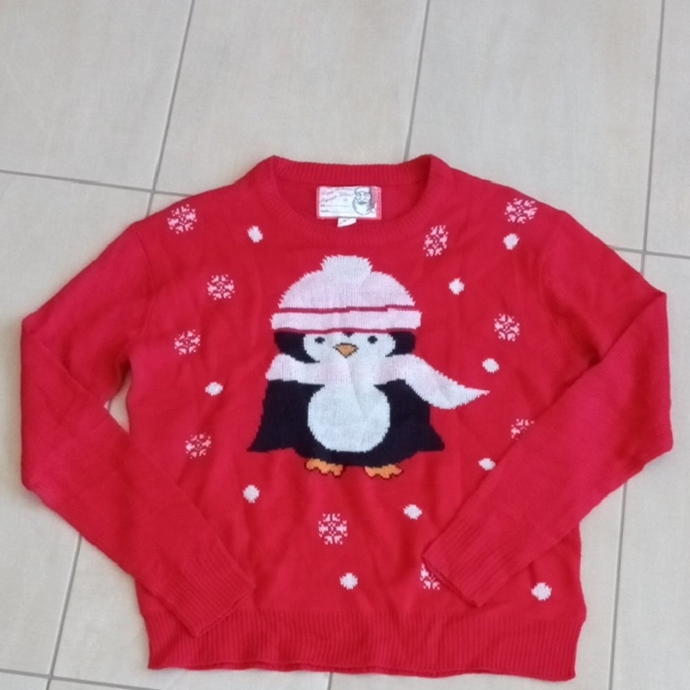 Red Penguin Sweater